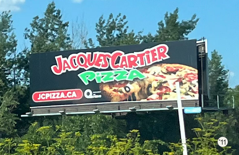 Pizza billboard